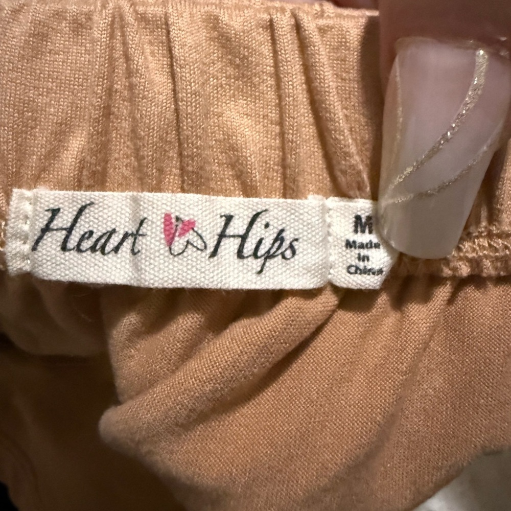 Heart Hips Tiered Maxi Skirt peach size medium - Picture 4 of 8